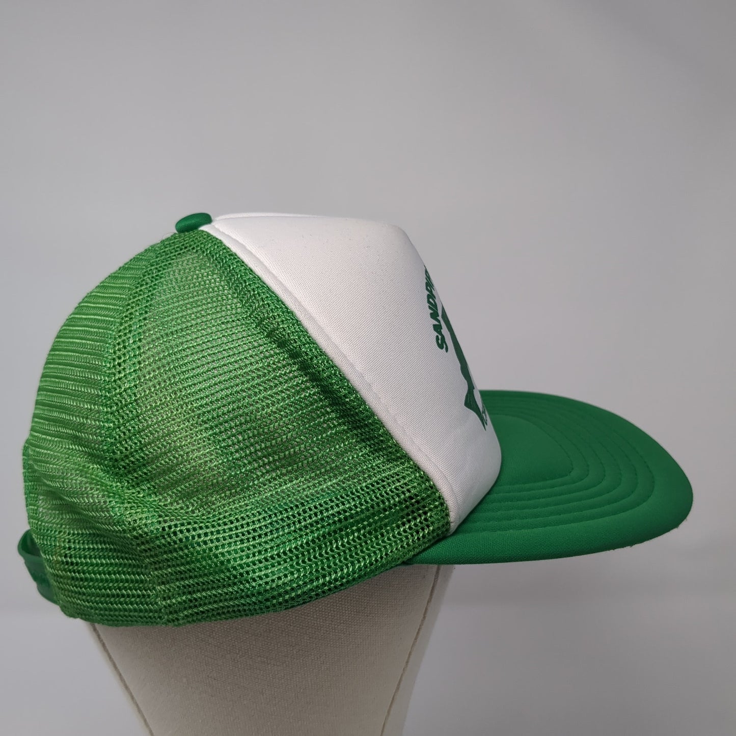 Sandpiper I Charter Service Snapback Trucker Hat Green Large Colorblock