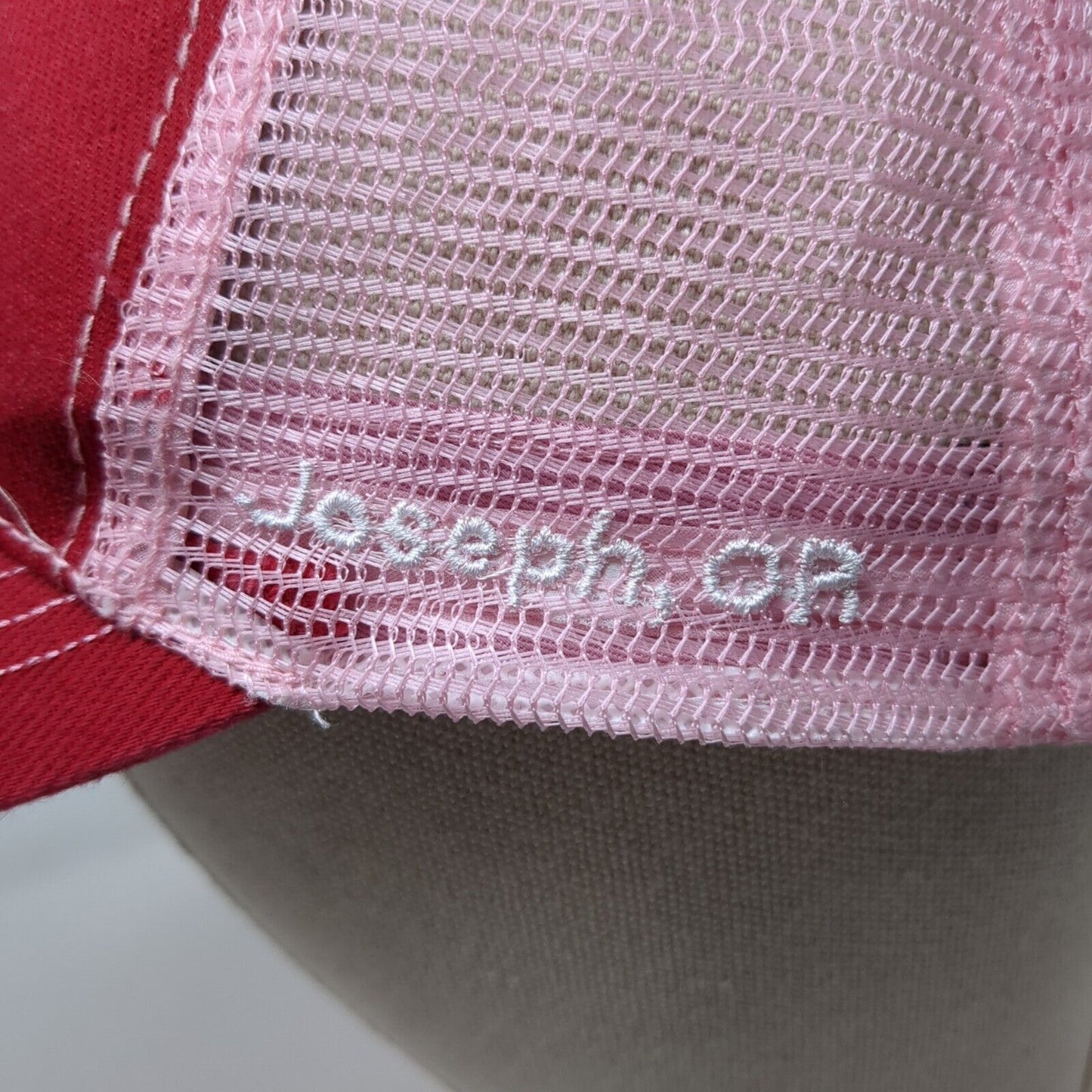 Lake Hair Don't Care Strapback Trucker Hat Multi One Size Adjustable Mesh Back