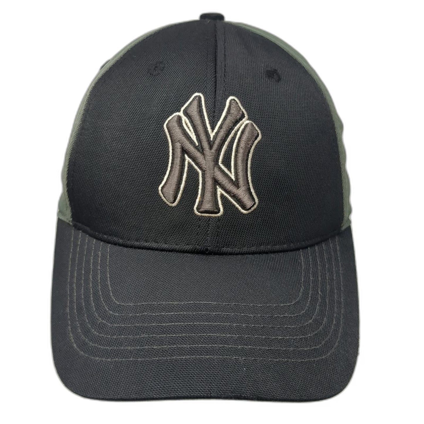 New York Yankees MLB Fan Favorite Baseball Cap Black Gray One Size Hat Two Tone