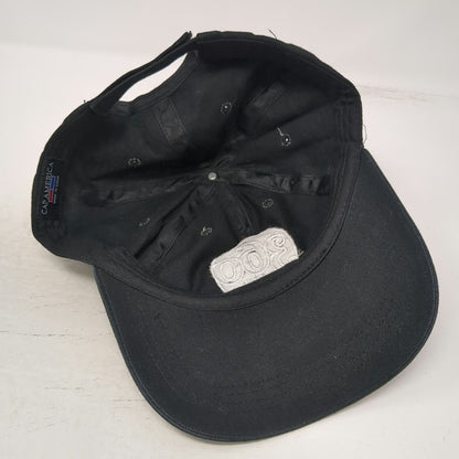 Cap America 360 Vodka Baseball Cap Black One Size Embroidered Logo Strapback Hat