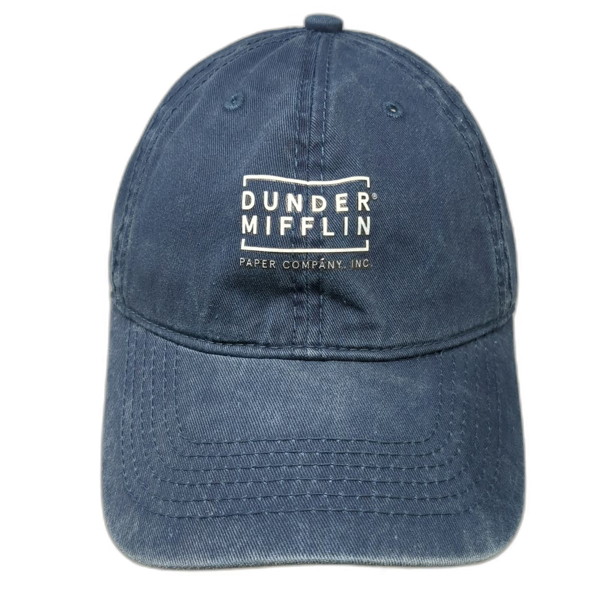 Mu Shang Blue One Size Baseball Cap Dunder Mifflin The Office Hat Slideback
