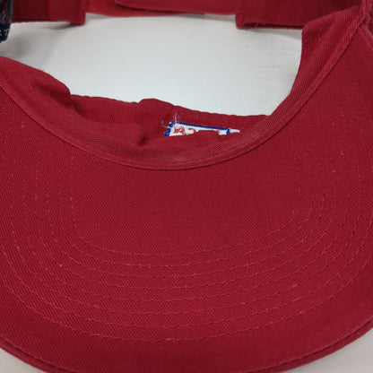 Port & Company Visor Red OSFM ASCA Swimming Coaches Association Strapback Hat