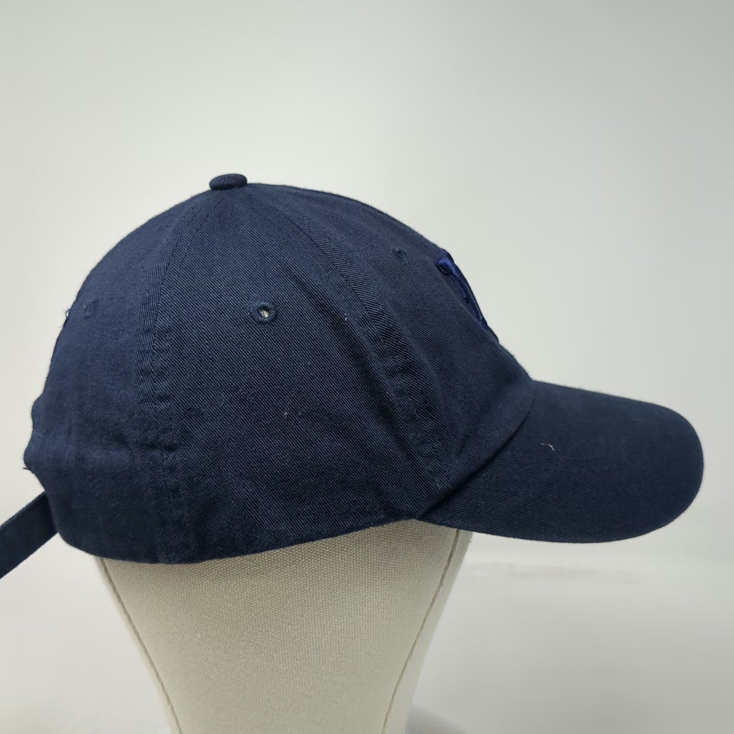 All City Polo Club Baseball Cap Blue One Size Embroidered NJ Logo Slideback hat