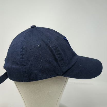 All City Polo Club Baseball Cap Blue One Size Embroidered NJ Logo Slideback hat