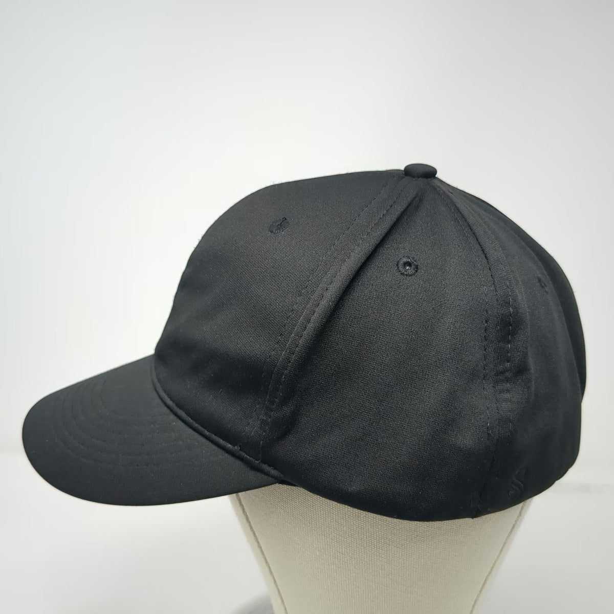Smitty Baseball Cap Black L Fitted Curved Brim Flexfit Solid Blank Plain Hat