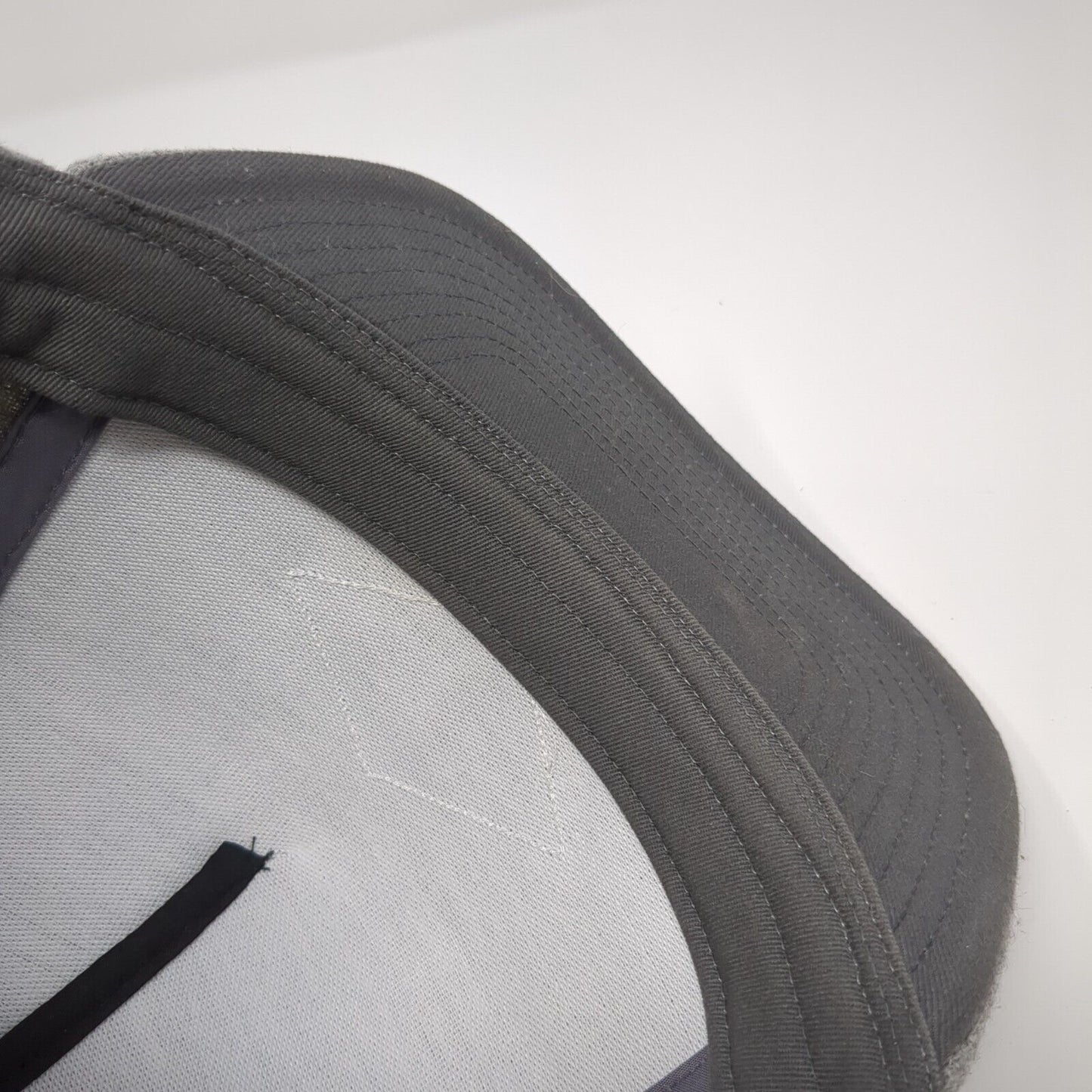 RVCA The Balance Of Opposites Patch Snapback Hat Gray One Size Mid Fit