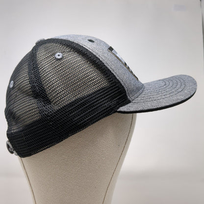 Flag Patch Snapback Trucker Hat Gray OSFA Mesh Back Arcadian Outfitters