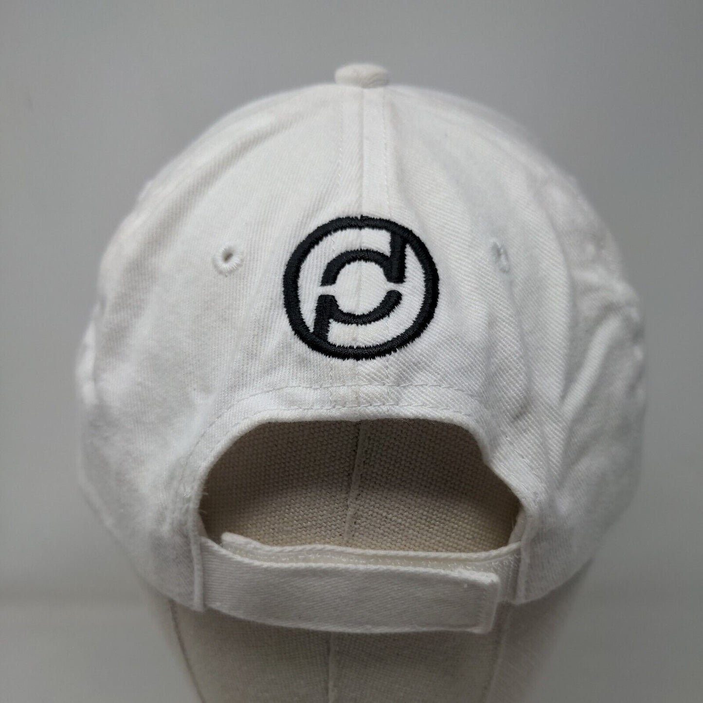 Culture Strapback Hat White One Size Adjustable Embroidered Richardson R75