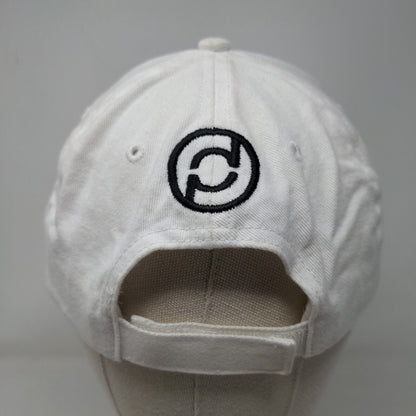 Culture Strapback Hat White One Size Adjustable Embroidered Richardson R75