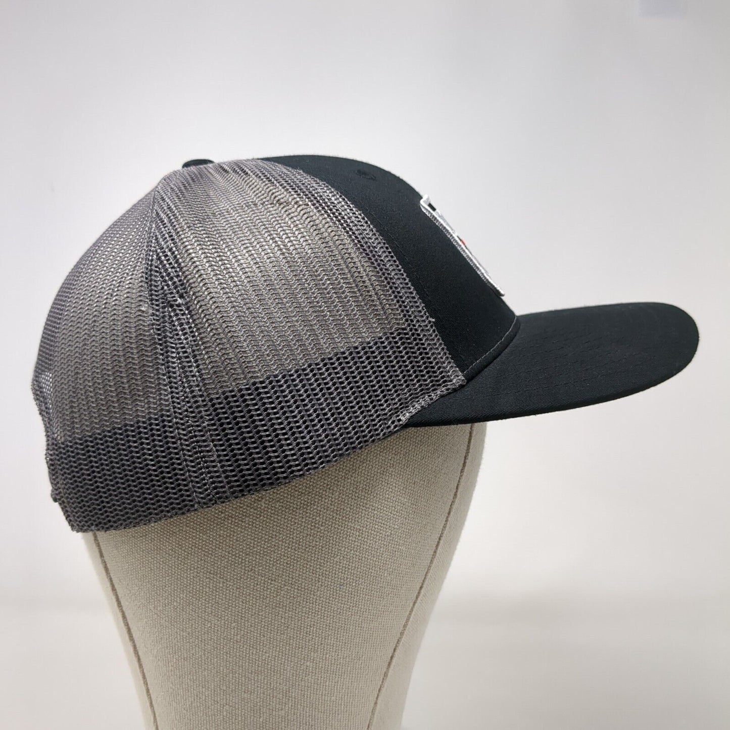 NFD Training Snapback Trucker Hat Black M/L Mesh Back Richardson