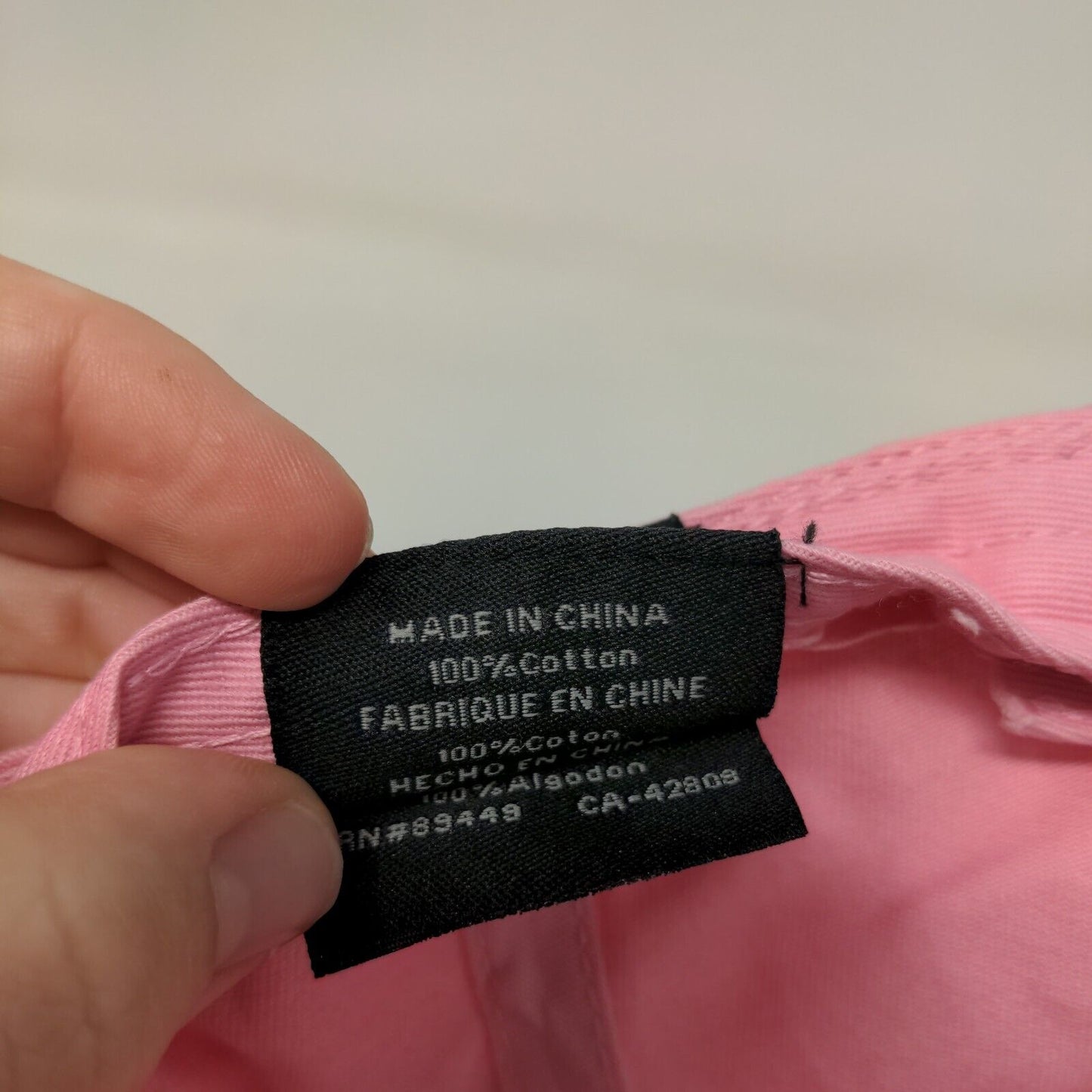 Irby Strapback Hat Pink OSFM Embroidered Adjustable HeadShots by KC Caps