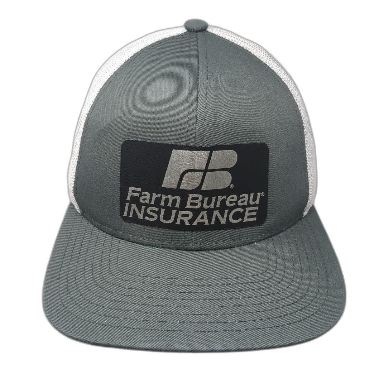 Pacific Headwear Snapback Gray One Size Farm Bureau Insurance Mesh Trucker Hat