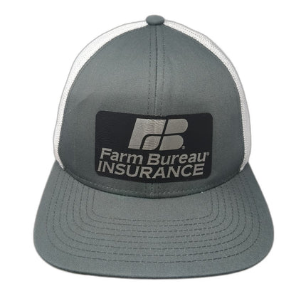 Pacific Headwear Snapback Gray One Size Farm Bureau Insurance Mesh Trucker Hat