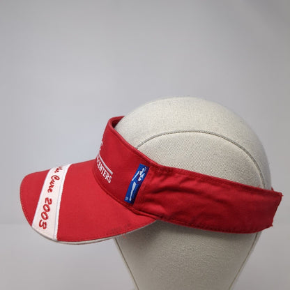 Truman Medical Centers Race For The Cure 2003 Sun Visor Hat Red OS Adjustable