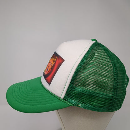 Viva Mexicooo!! Snapback Trucker Hat Green OS Adjustable Mesh Back Rope Otto