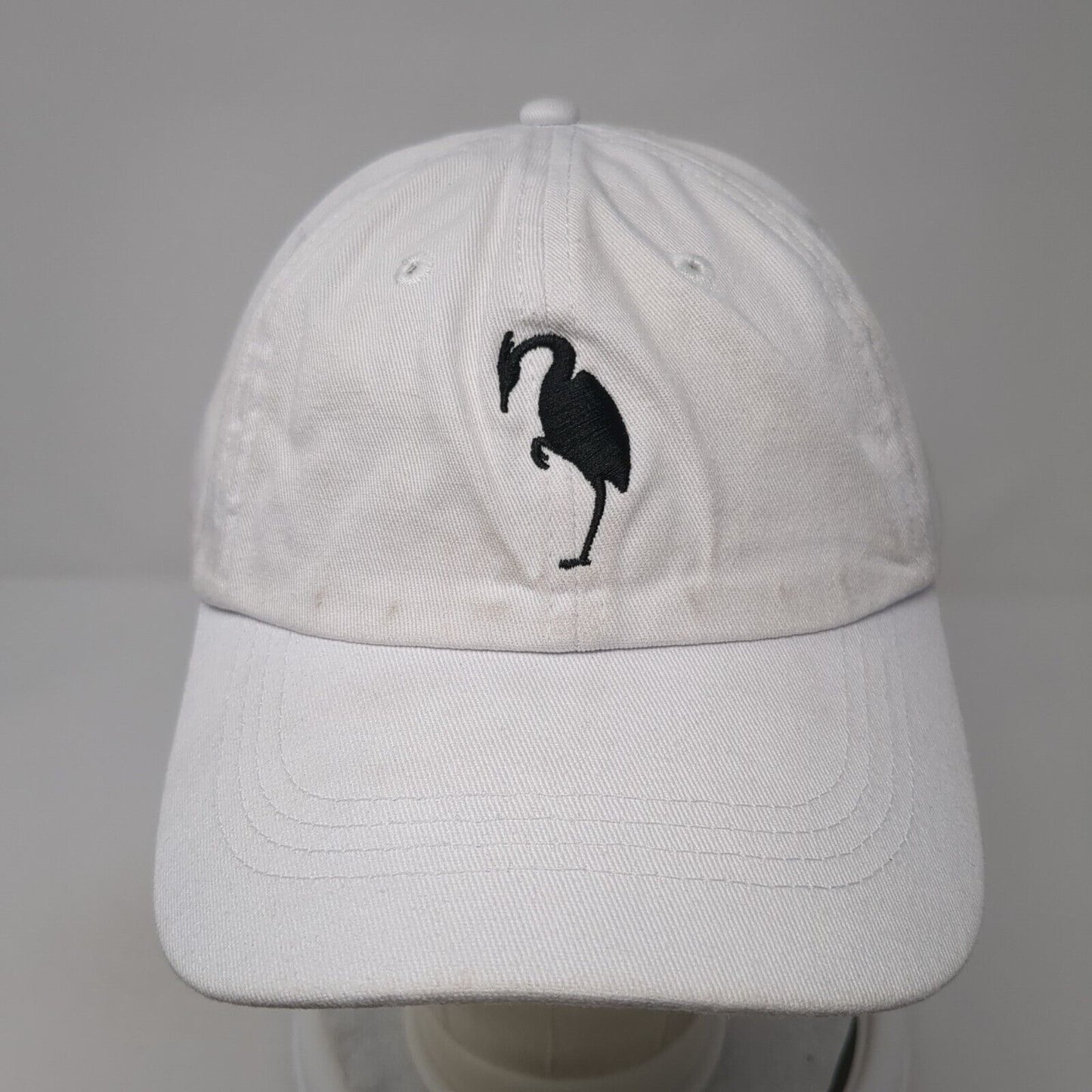 Unbranded Slideback Hat White One Size Adjustable Embroidered 6 Panel Blank