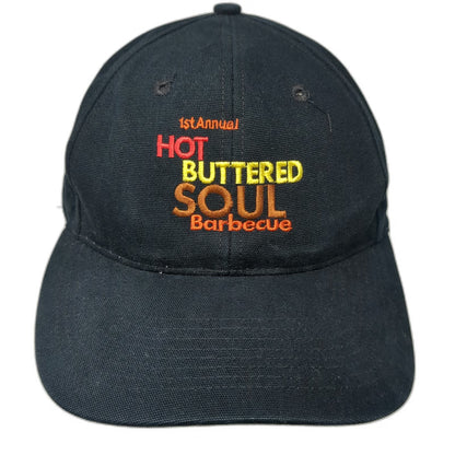 Luna Pier Baseball Cap Black One Size Hot Buttered Soul Isaac Hayes Barbecue Hat
