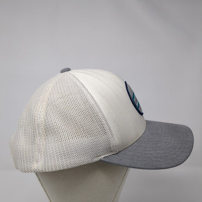 Travis Mathew Snapback Trucker Hat White OS Adjustable 110 Flexfit Mesh Yupoong