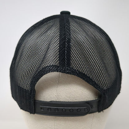 Bass Pro Shops Trucker Hat Black OSFM Johnny Morris Brown Derby Mesh Snapback