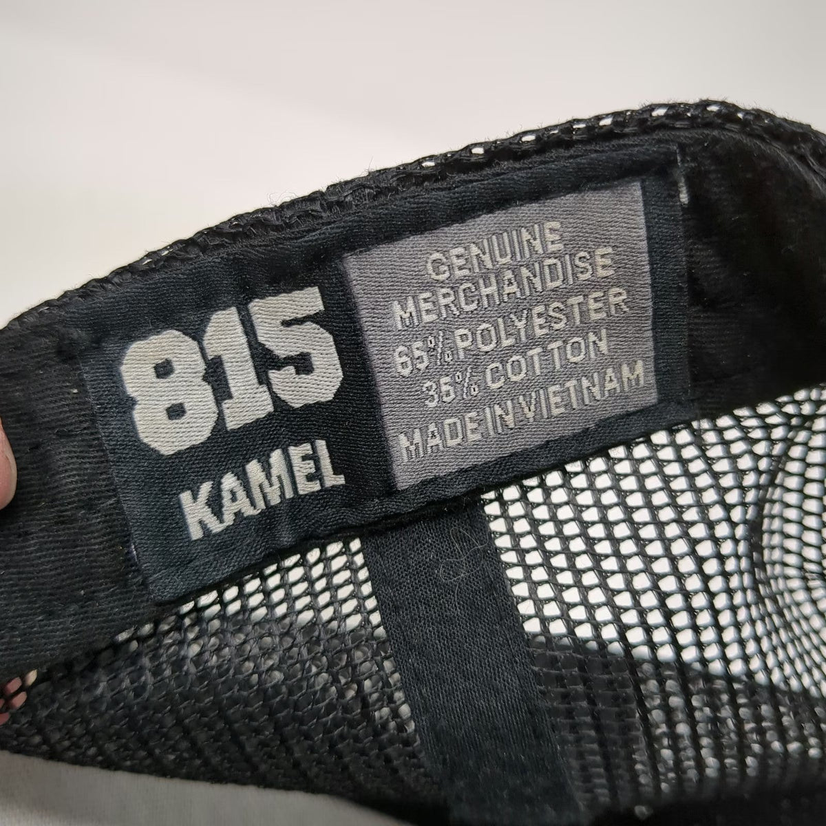 Kamel Trucker Hat Black One Size Mo' Bettahs Hawaii Mesh Snapback Restaurant hat