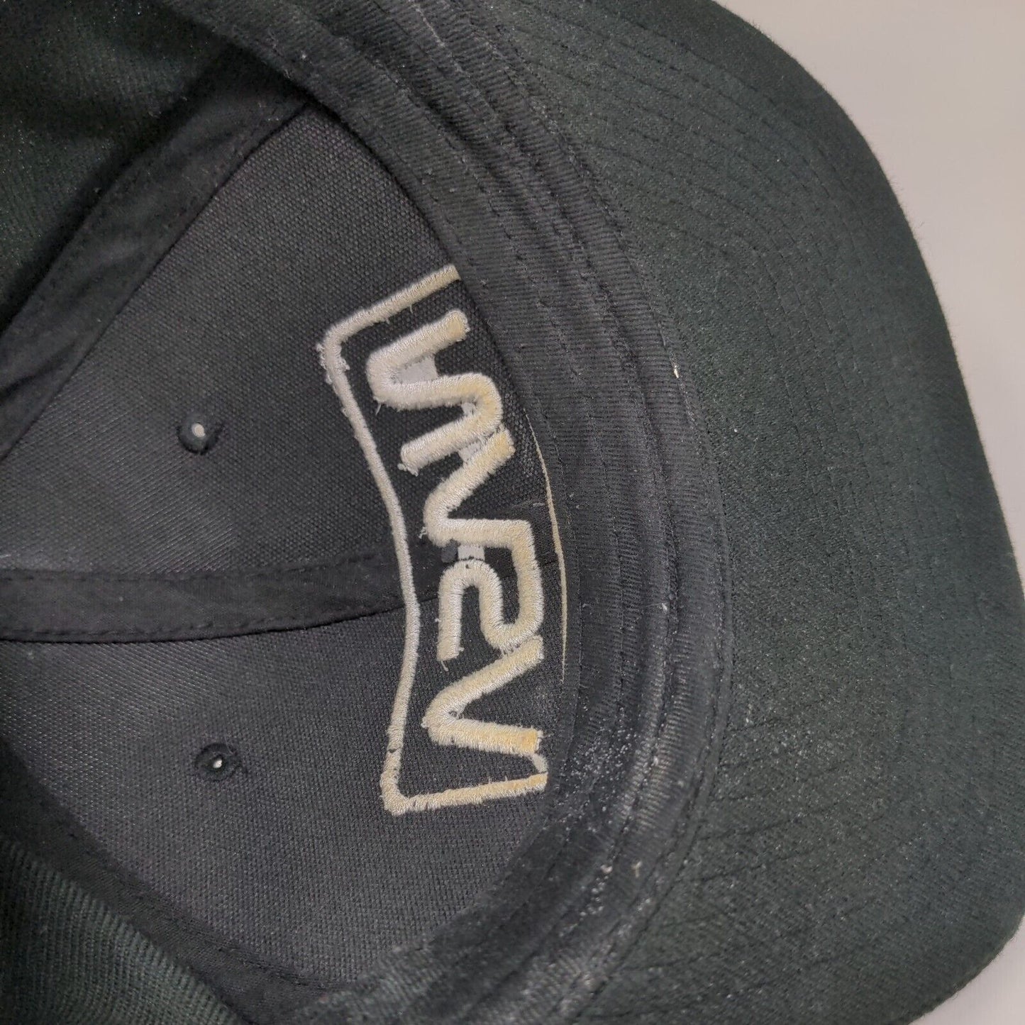 NASA Snapback Hat Black One Size Adjustable Embroidered H3 Headwear 6 Panel