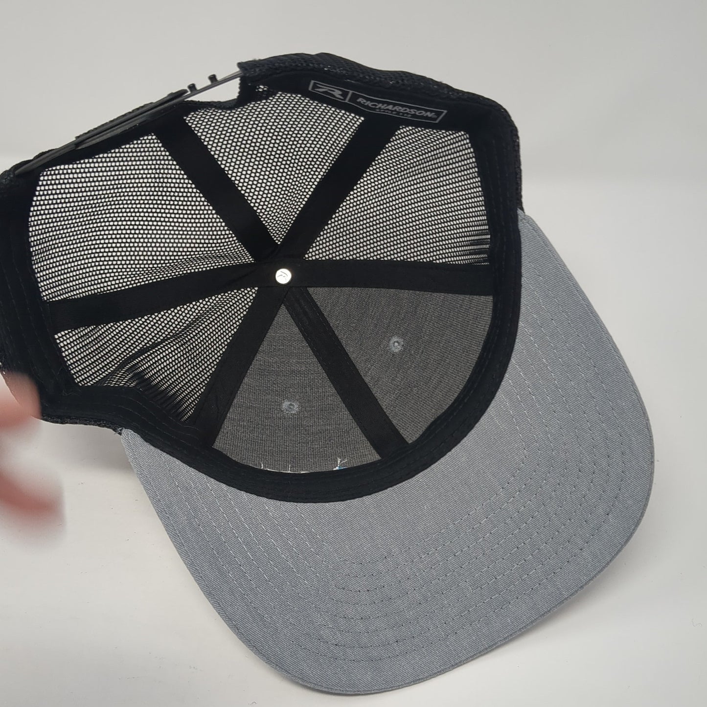 Border States Snapback Trucker Hat Gray One Size Mesh Back Embroidered