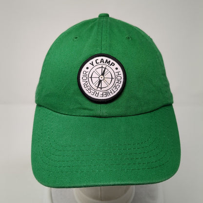 Y Camp Horsethief Reservoir Slideback Hat Green One Size Adjustable