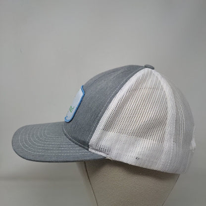 Groveland Florida Snapback Trucker Hat Gray OS Adjustable Mesh Back Richardson