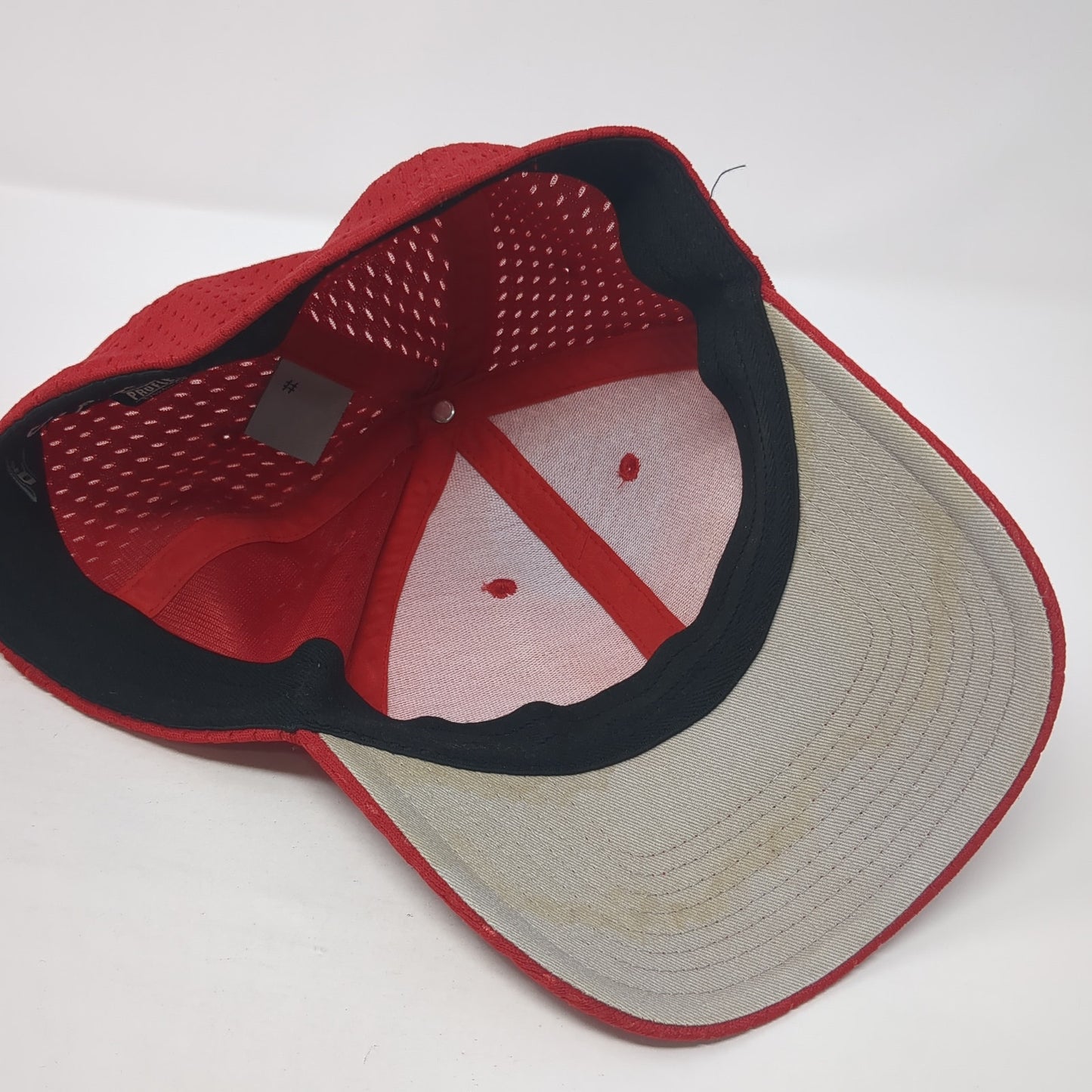 Letter A Fitted Hat Red XL Stretch Proflex By Outdoor Cap OC Sports