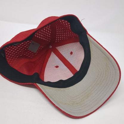 Letter A Fitted Hat Red XL Stretch Proflex By Outdoor Cap OC Sports