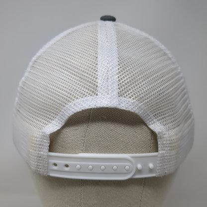 10 Roads Express Trucker Hat Black Gray One Size Mesh Snapback Structured Hat