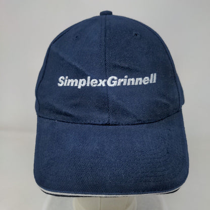 Simplex Grinnell Slideback Hat Blue One Size Adjustable Embroidered Nissun Cap