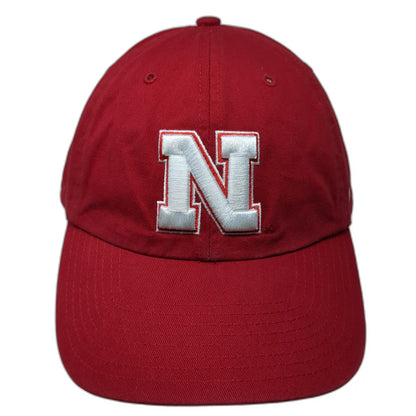 Nebraska Cornhuskers NCAA '47 Red One Size Embroidered Logo Slideback Cap Hat