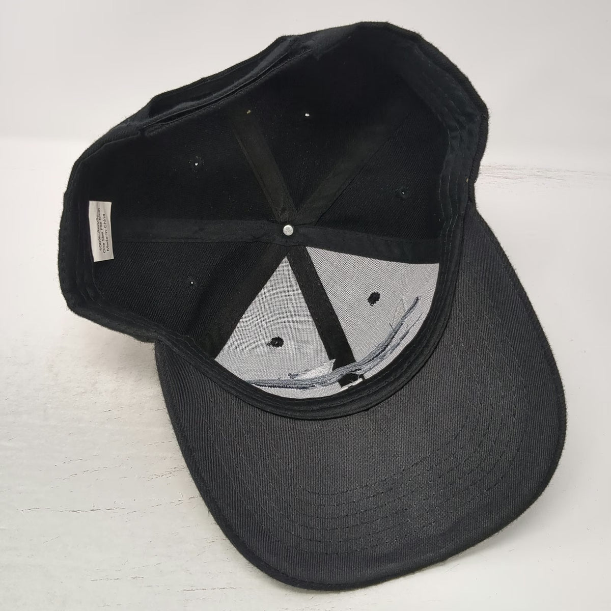 Baseball Cap Black One Size B-52 Bomber Plane Strapback Military Aviation Hat
