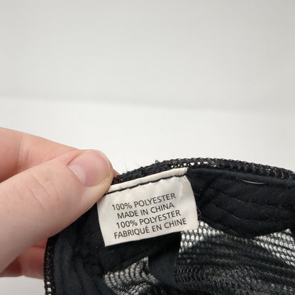 Joyride Cycles Snapback Rope Trucker Hat Black One Size Mesh Back