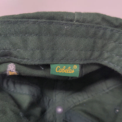 Cabela's Worlds Foremost Outfitters Slideback Hat Green OSFA Adjustable 6 Panel