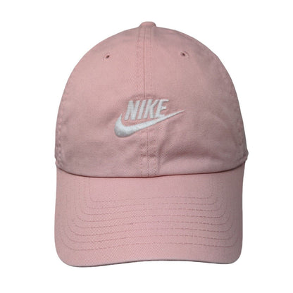 Nike Slideback Hat Pink OSFM Adjustable Embroidered Vented Holes Heritage86