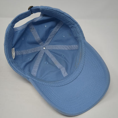 Unbranded Slideback Hat Blue One Size Adjustable Solid 6 Panel Outdoor
