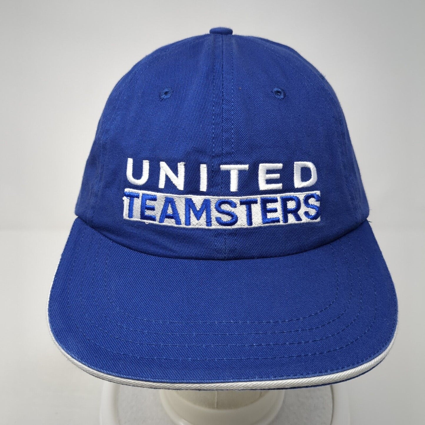 United Teamsters Slideback Baseball Cap Blue OS Adjustable Embroidered UnionWear