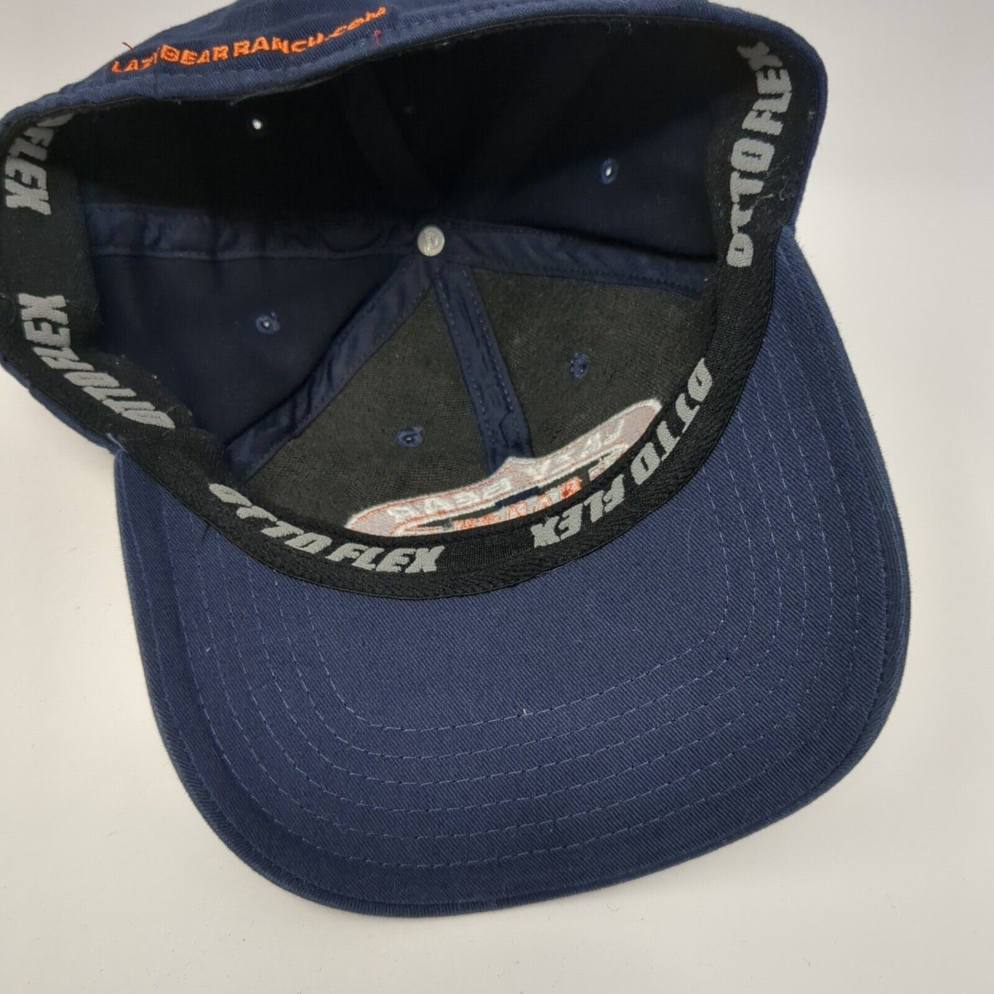 Lazy Bear Ranch Weiser ID Fitted Hat Blue L/XL Embroidered 6 Panel OttoFlex