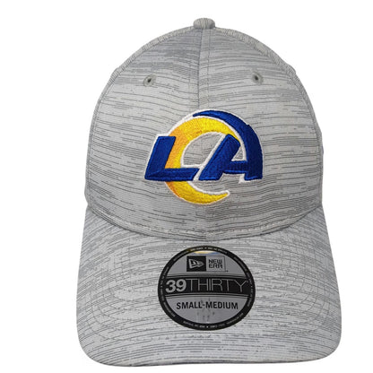 Los Angeles Rams NFL New Era 39THIRTY Gray M Hat Stretch Fit Structured Logo