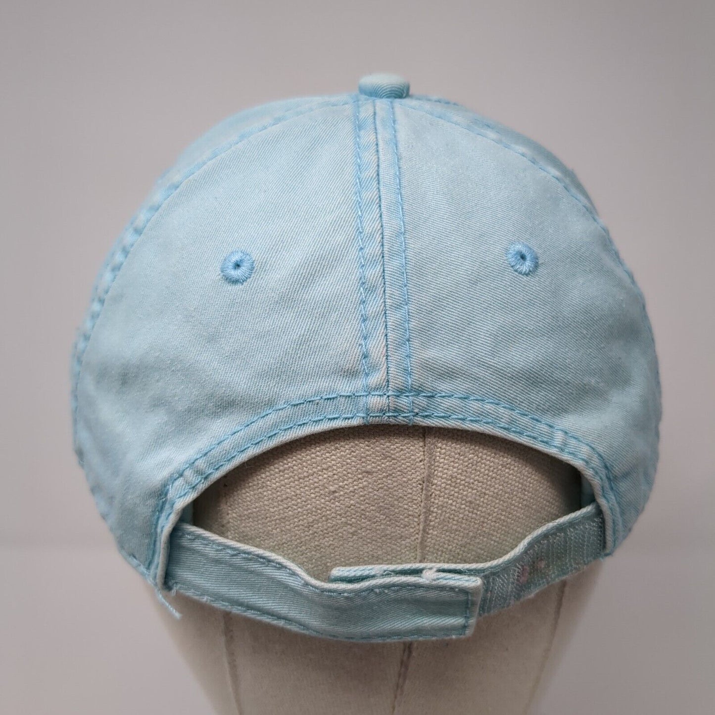 St. Augustine Strapback Baseball Cap Blue One Size Adjustable Embroidered