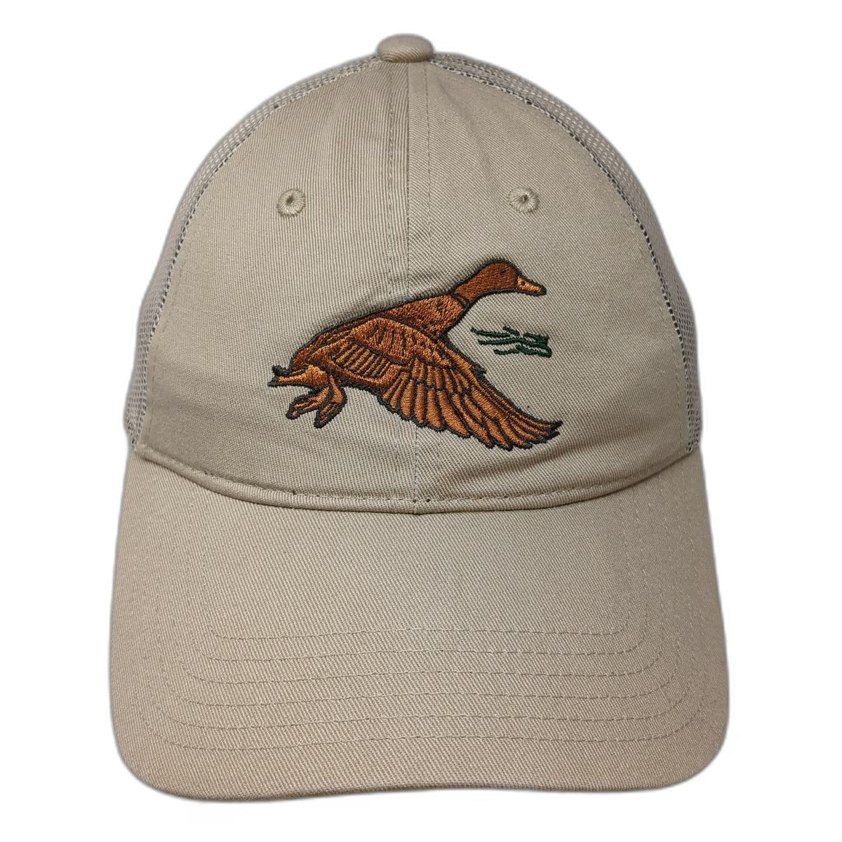 Sitka Trucker Hat Beige One Size Embroidered Duck Mesh Snapback Lo-Pro Hunting