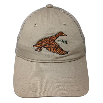 Sitka Trucker Hat Beige One Size Embroidered Duck Mesh Snapback Lo-Pro Hunting