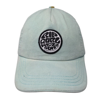 Rip Curl Wet Suits Slideback Hat Greenish-Blue OSFA Adjustable Embroidered