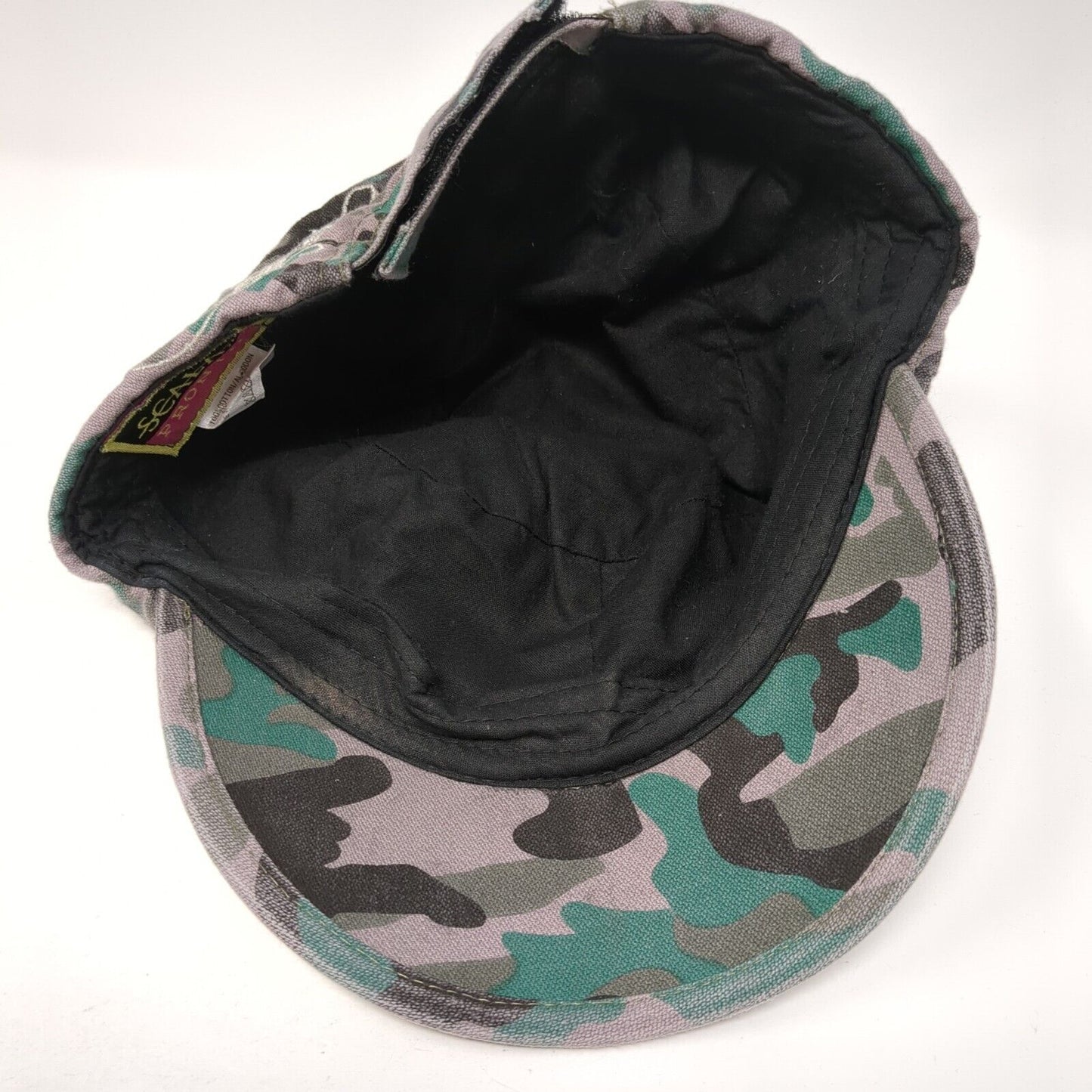 Scala Pronto Strapback Cadet Army Hat Multi One Size Camo Embroidered