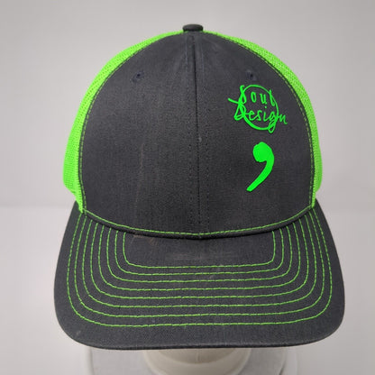 Soul Design Snapback Trucker Hat Multicolor OS Adjustable Mesh Back Richardson