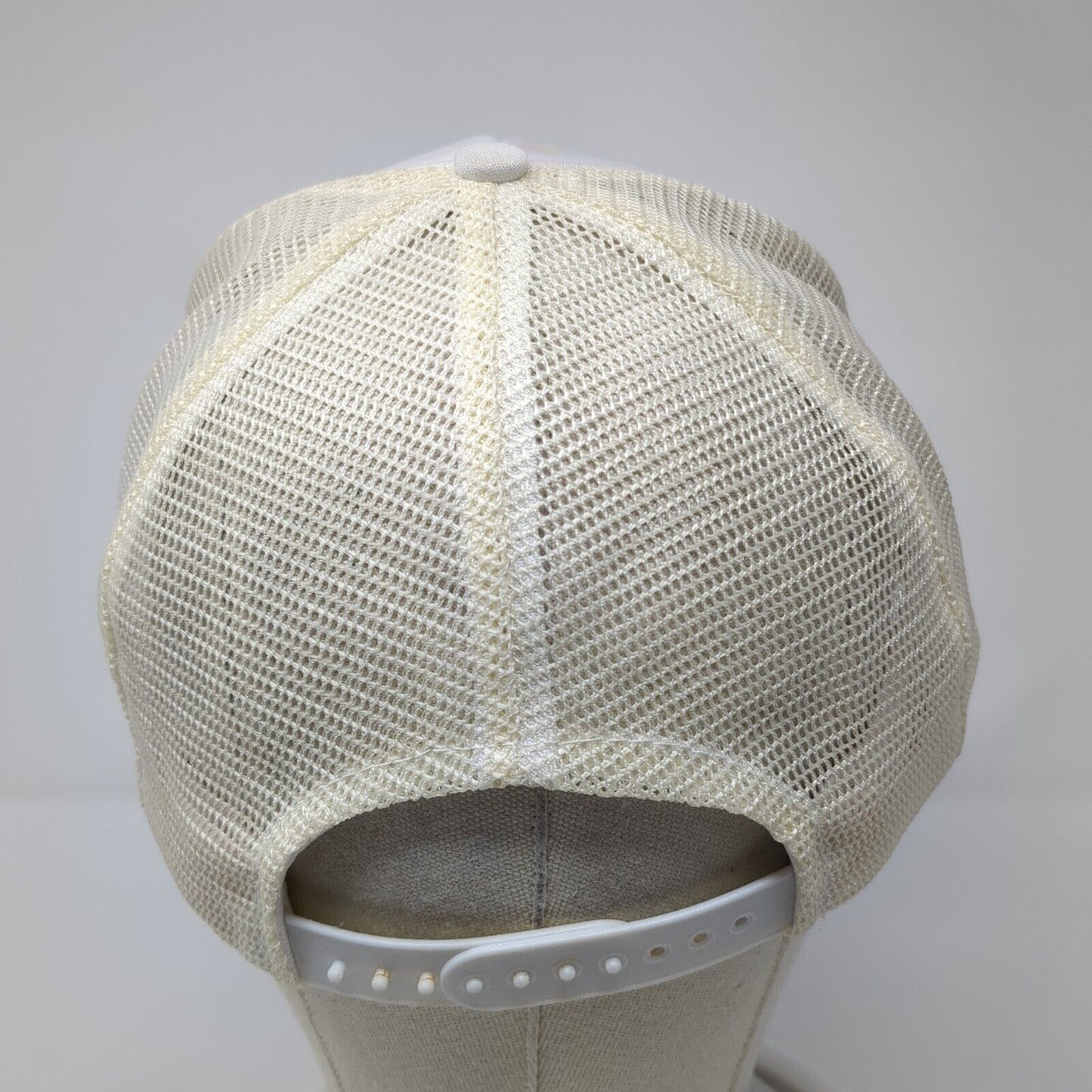 Realfoot Lake The Bone Clan Reunion 1988 Snapback Trucker Hat White OS Mesh Rope