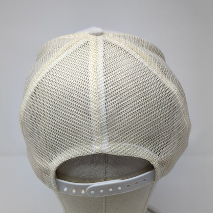 Realfoot Lake The Bone Clan Reunion 1988 Snapback Trucker Hat White OS Mesh Rope