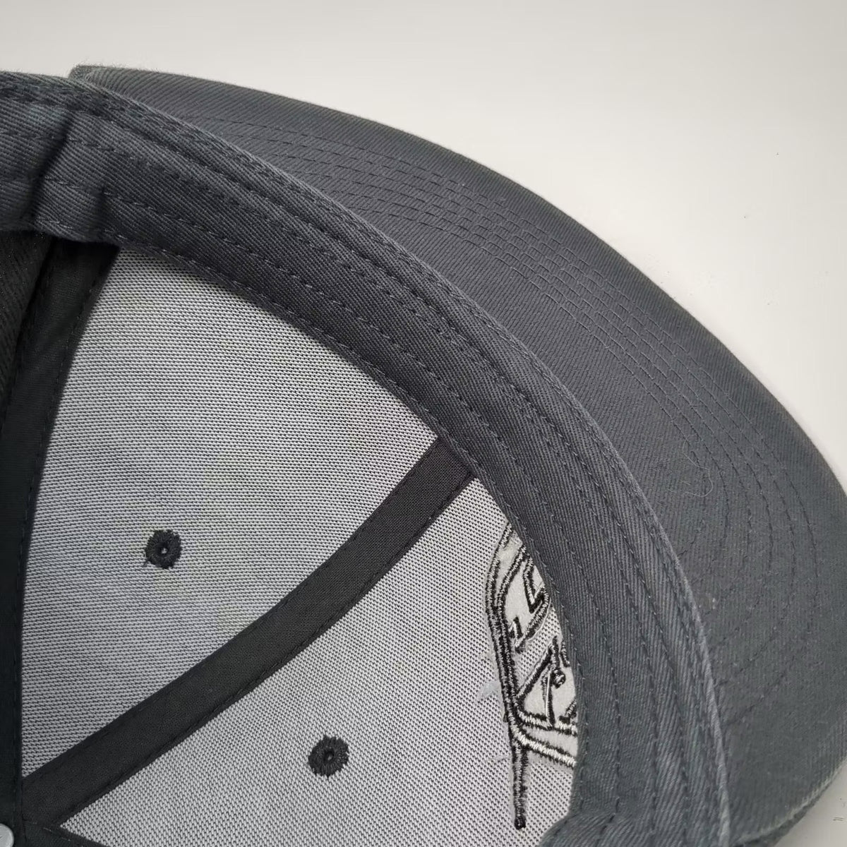 Troy Lee Designs Snapback Hat Gray One Size Embroidered Logo Flat Brim Wool Cap